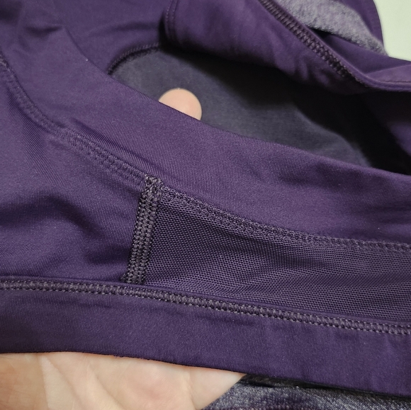 Lululemon 2-In-Run Tank Heathered Deep Zinfandel / Deep Zinfandel Size 12 - Picture 7 of 10